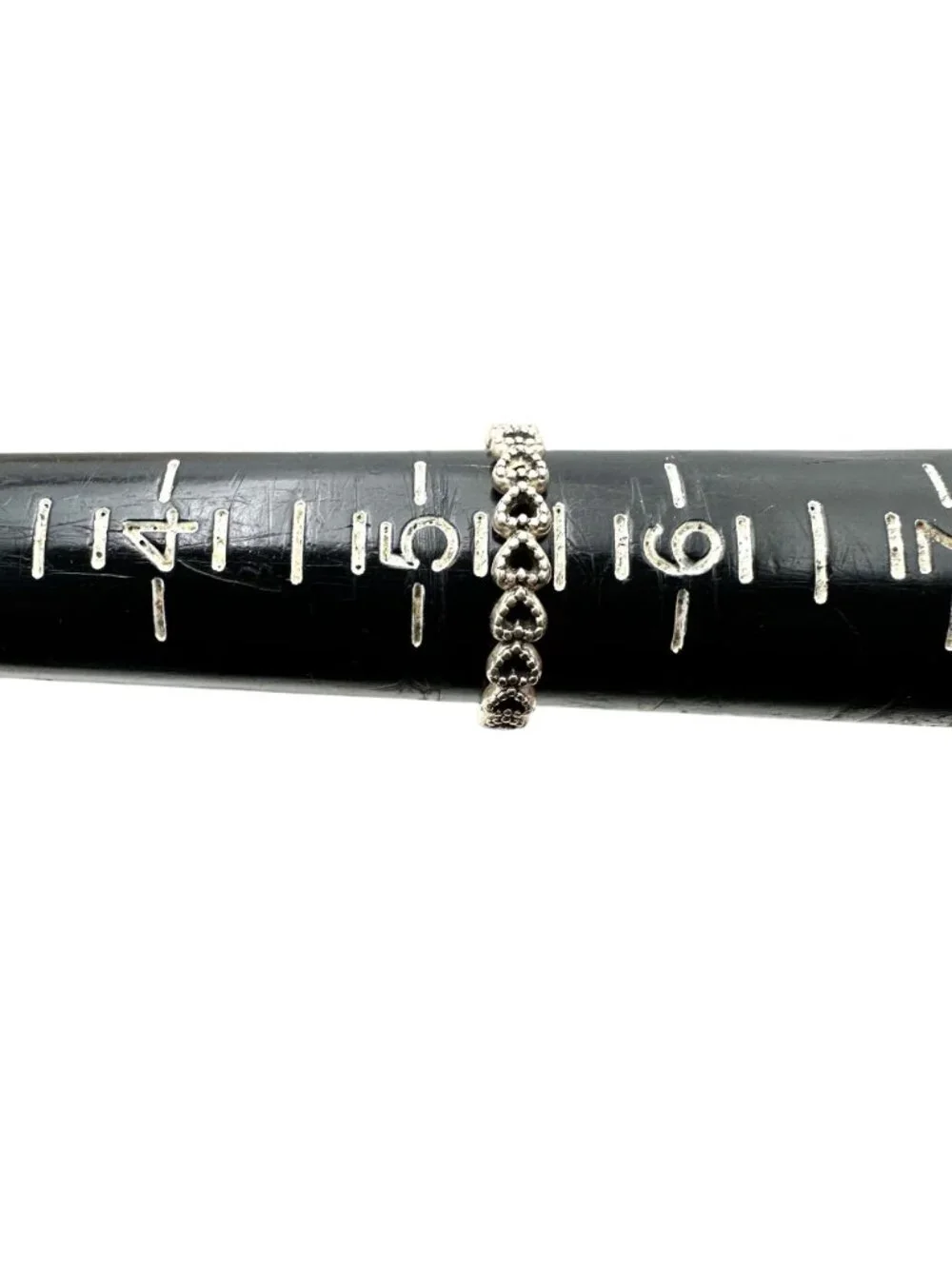 Pandora Band of Hearts Ring Sterling Silver Size 5.25